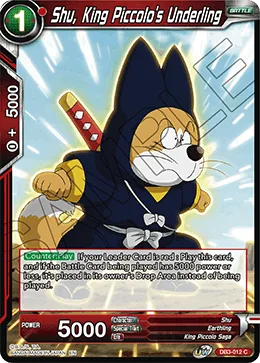 DB3-012 Shu, King Piccolo's Underling