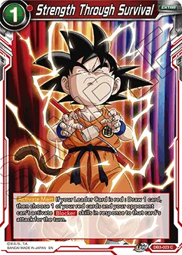 DB3-023 Strength Through Survival