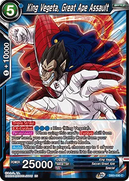DB3-030 King Vegeta, Great Ape Assault