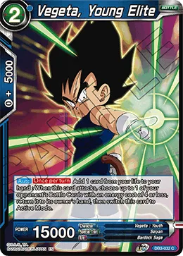 DB3-032 Vegeta, Young Elite