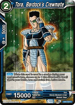 DB3-034 Tora, Bardock's Crewmate