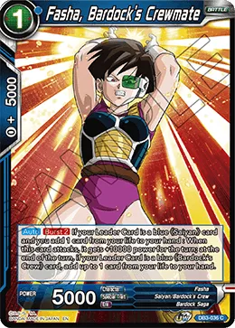 DB3-036 Fasha, Bardock's Crewmate