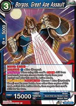 DB3-039 Borgos, Great Ape Assault