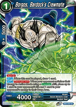 DB3-040 Borgos, Bardock's Crewmate