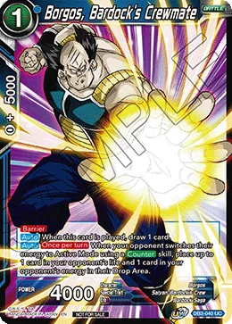 DB3-040 Borgos, Bardock's Crewmate (Promo)
