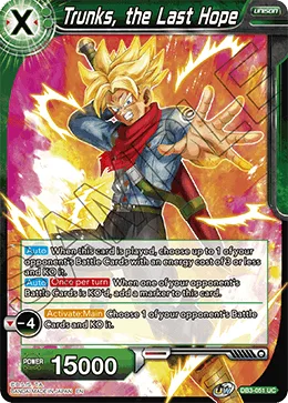 DB3-051 Trunks, the Last Hope