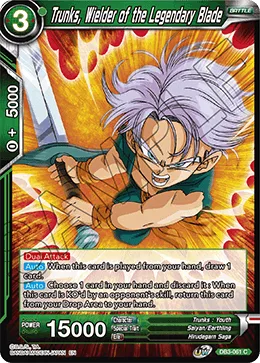 DB3-061 Trunks, Wielder of the Legendary Blade