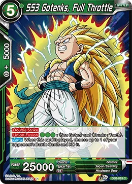 DB3-063 SS3 Gotenks, Full Throttle
