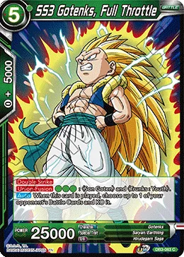 DB3-063 SS3 Gotenks, Full Throttle (Promo)