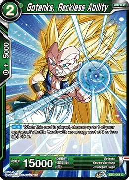 DB3-064 Gotenks, Reckless Ability