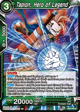 DB3-066 Tapion, Hero of Legend