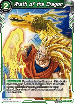 DB3-075 Wrath of the Dragon