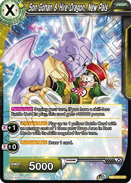 DB3-077 Son Gohan & Hire-Dragon, New Pals
