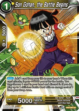 DB3-080 Son Gohan, the Battle Begins