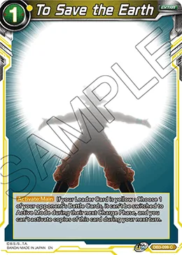 DB3-099 To Save the Earth