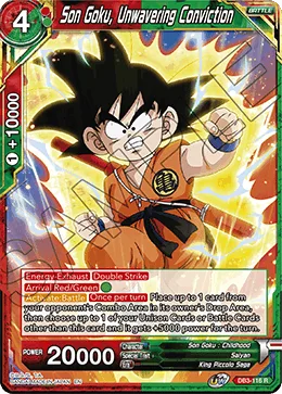 DB3-116 Son Goku, Unwavering Conviction