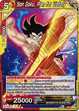 DB3-122 Son Goku, Plan for Victory