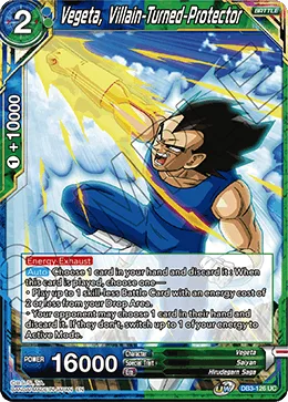 DB3-126 Vegeta, Villain-Turned-Protector