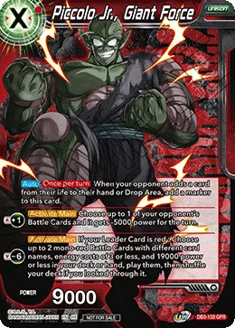 DB3-133 Piccolo Jr., Giant Force (Promo)