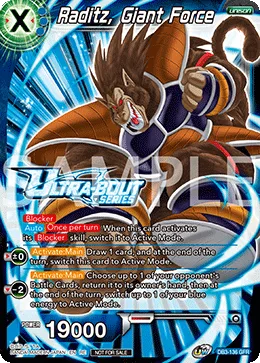 DB3-136 Raditz, Giant Force (Promo)