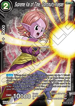 EX02-03 Supreme Kai of Time, Continuity Keeper