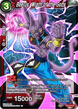 EX11-04 Beerus, Wrath of the Gods