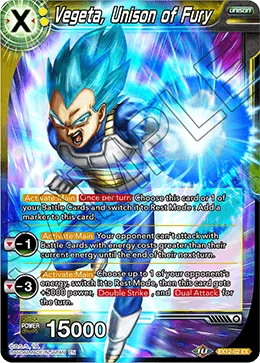 EX12-02 Vegeta, Unison of Fury