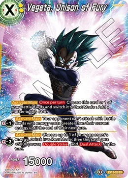 EX12-02 Vegeta, Unison of Fury (Promo)