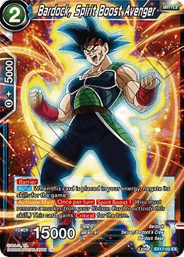 EX17-02 Bardock, Spirit Boost Avenger