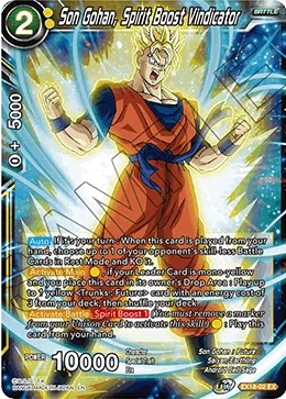 EX18-02 Son Gohan, Spirit Boost Vindicator