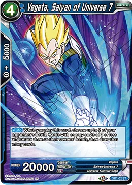 XD1-02 Vegeta, Saiyan of Universe 7