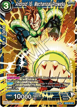 XD2-04 Android 16, Mechanical Prowess