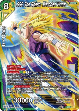 XD3-08 SS2 Son Gohan, Wounded Victor