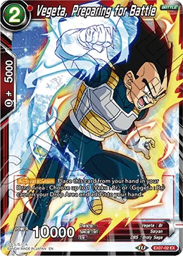 EX07-02 Vegeta, Preparing for BATTLE