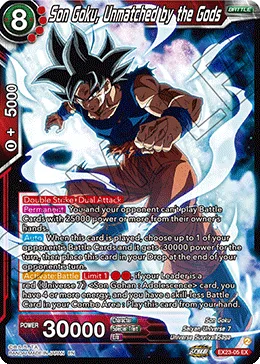 EX23-05 Son Goku, Unmatched by the Gods