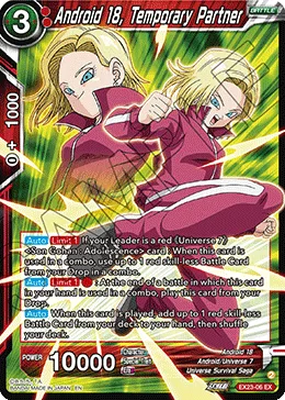 EX23-06 Android 18, Temporary Partner