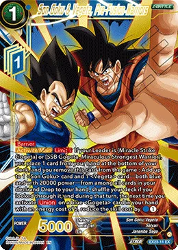 EX23-11 Son Goku & Vegeta, Pre-Fusion Warriors