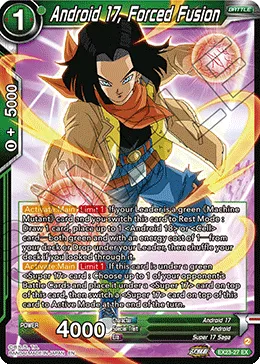 EX23-27 Android 17, Forced Fusion