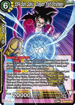 EX23-31 SS4 Son Goku, Dragon Fist Strategy