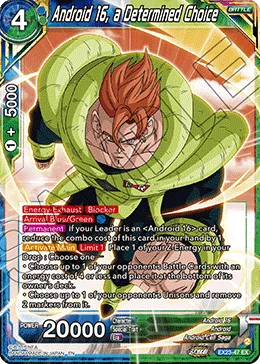 EX23-47 Android 16, a Determined Choice