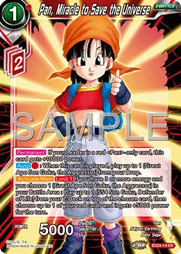 EX24-14 Pan, Miracle to Save the Universe