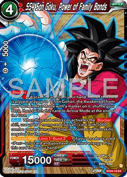 EX24-18 SS4 Son Goku, Power of Family Bonds