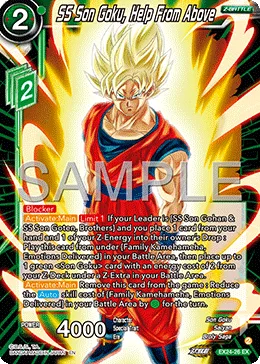 EX24-26 SS Son Goku, Help From Above