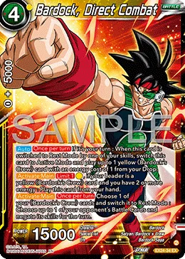 EX24-34 Bardock, Direct Combat