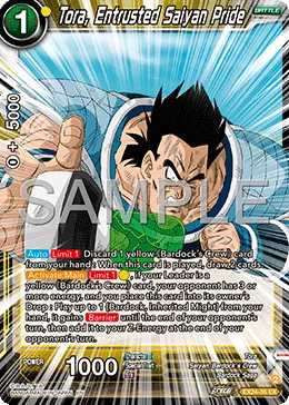 EX24-35 Tora, Entrusted Saiyan Pride
