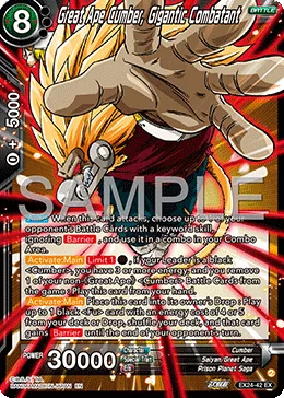 EX24-42 Great Ape Cumber, Gigantic Combatant