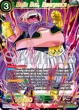 EX25-22 Majin Buu, Emergence