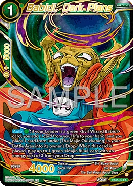 EX25-23 Babidi, Dark Plans