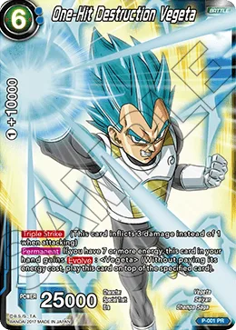 P-001 One-Hit Destruction Vegeta