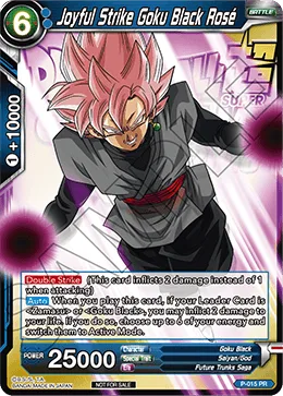 P-015 Joyful Strike Goku Black Rose (Promo)